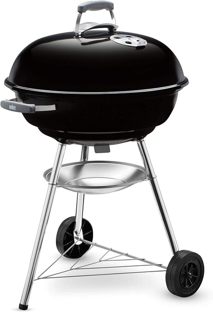 Barbecue con, griglia e coperchio, nero